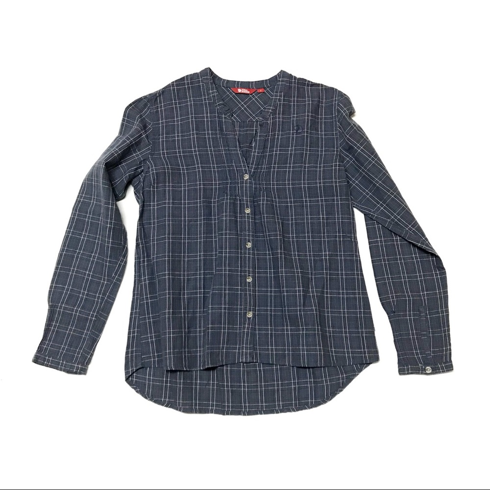 Fjallraven plaid button shirt Gunnel women’s top